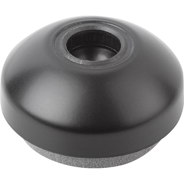 Plate For Swivel Feet Zinc, With Vibration Absorption, D=40